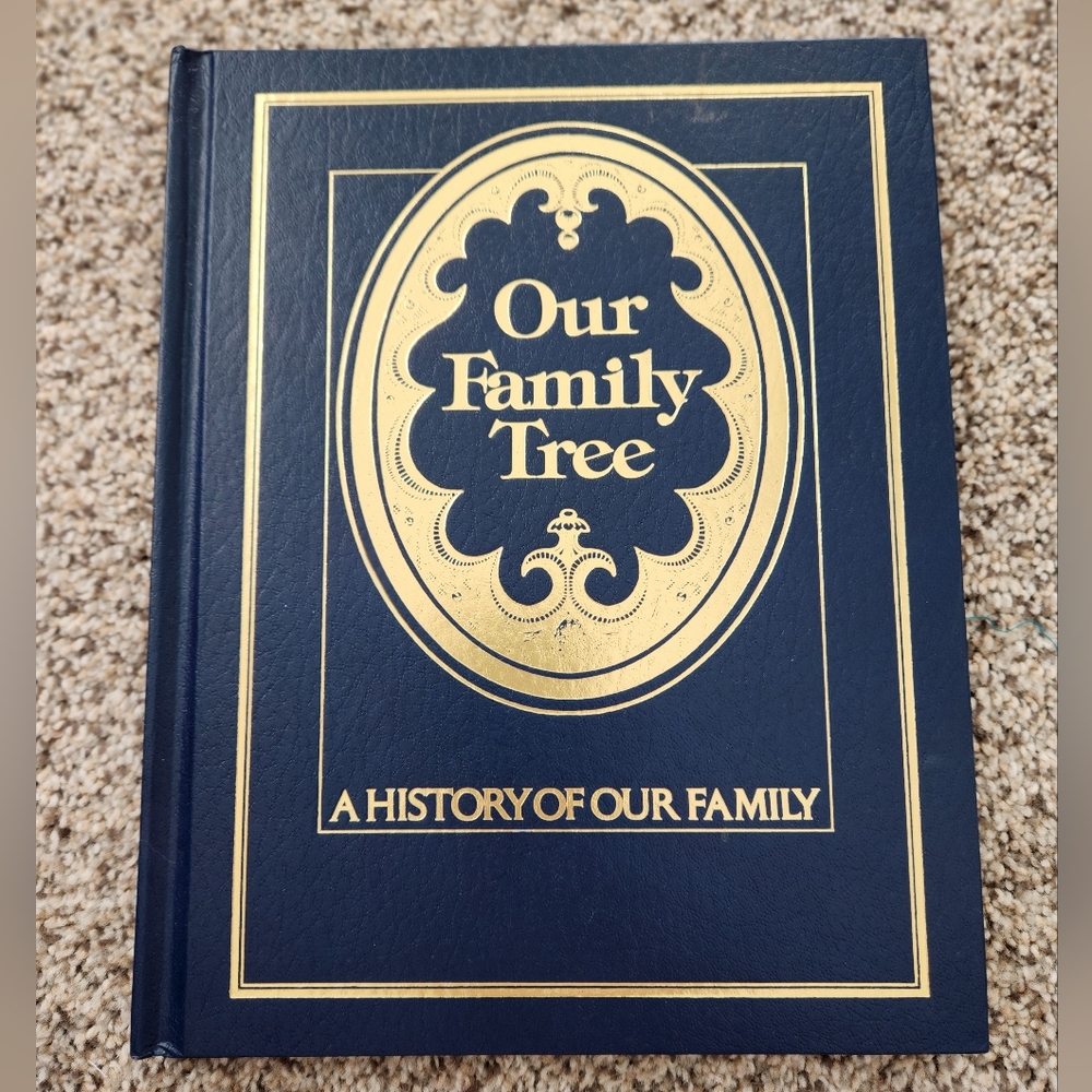 New Hardcover Family Tree Book